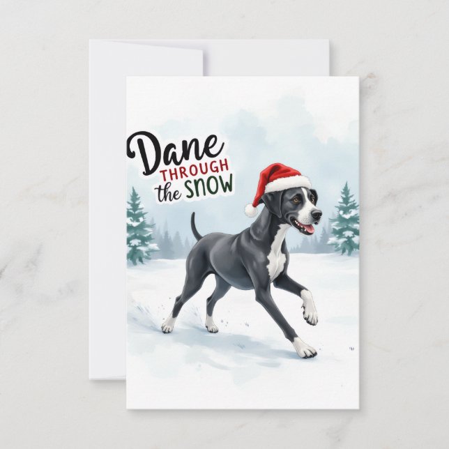 Carte De Remerciements Beautiful Great Dane Card (Devant)