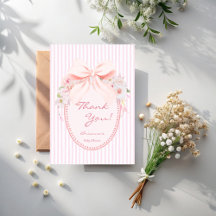 Bébé en fleurs baby shower ruban rétro prépa