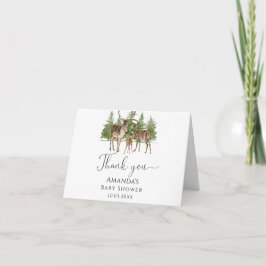 Carte De Remerciements Bébé Il fait froid à l'extérieur du Baby shower de