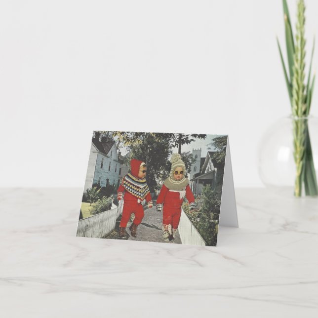 Carte De Remerciements Bébés de BFF - (Devant)