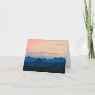 Carte De Remerciements Belle Arizona Sunrise