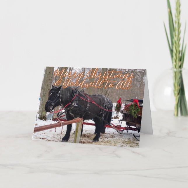 Carte De Remerciements Bénédictions de Noël d'Espoir, Joie, Paix et Amour (Devant)