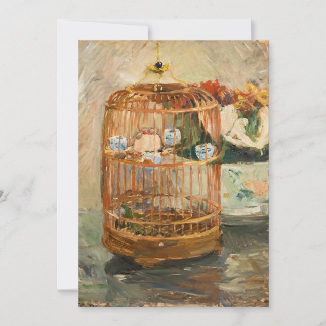Carte De Remerciements Berthe Morisot - La Cage (Devant)
