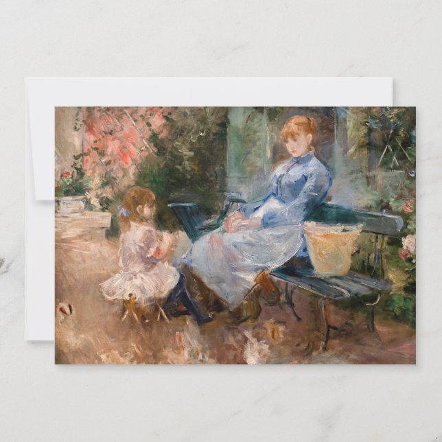 Carte De Remerciements Berthe Morisot - La Fable (Devant)