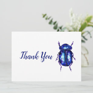 Carte De Remerciements Bêtèle pourpre