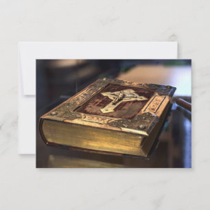 Carte De Remerciements Bible chrétienne antique