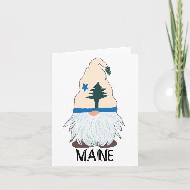 Carte De Remerciements Bienvenue Gnome (Devant)