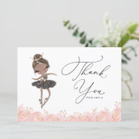 Black Girl Ballerina en robe noire Anniversaire