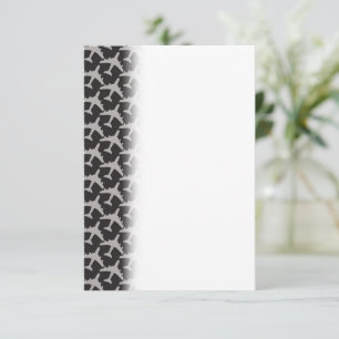 Carte De Remerciements Black Gray Plane Airplanes Pilot Plane Aviation