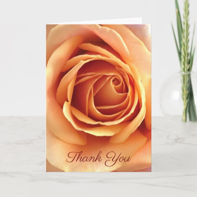 Carte De Remerciements Blank Thank You Card (Devant)