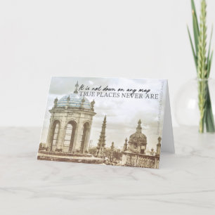 Carte De Remerciements BLEU CONTRE BLUE Greeting Card