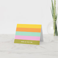 Bloc de couleur personnalisé avec rayure colorée e