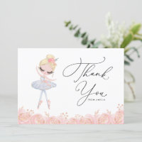 Blonde Girl Ballerina en robe blanche Anniversaire