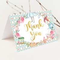 Blue Alice au Pays des merveilles Tea Party Annive