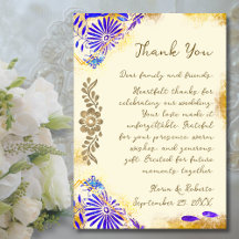 Blue Talavera Gold Baroque Wedding