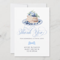 Blueberry Pancake Baby Brunch Baby shower Garçon