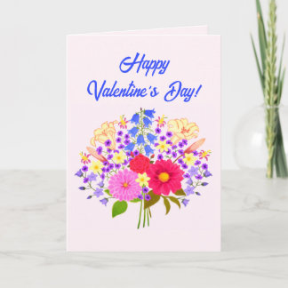 Carte De Remerciements Blumenstrauss Valentine's Greeting Card