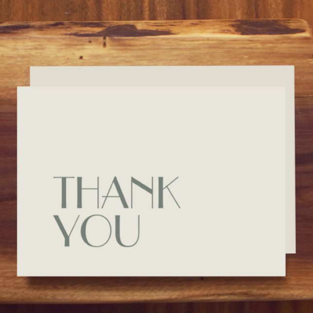 Carte De Remerciements Boho Deco d'automne | Plat Mariage crème (Créateur téléchargé)