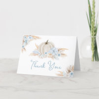 Boho Dusty Citrouille bleu
