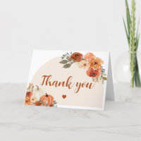 Boho Fall Little Citrouille Automne Baby shower Fl