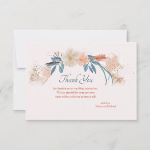 Carte de remerciements Boho Frame