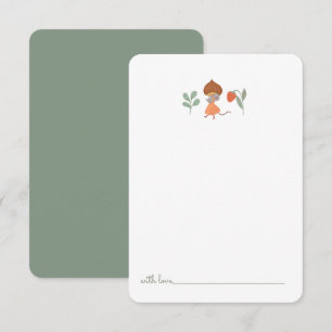 Carte De Remerciements Bois animaux champignon Anniversaire Heure Capsule