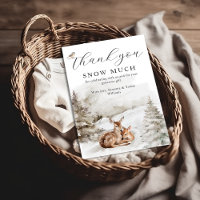 Bois d'hiver Oh Deer Thème Baby Boy Douche