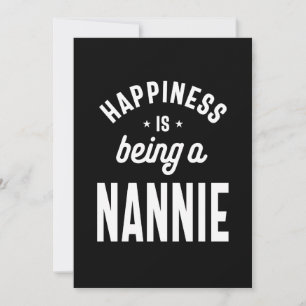 Carte De Remerciements Bonheur des femmes Nannie Grandma Cadeau