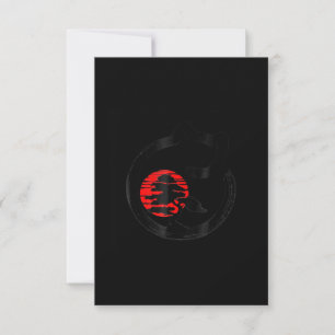 Carte De Remerciements Bonsai Tree Enso Circle japonais Bonsai Amoureux d