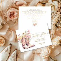 Bottes Fleurs Floral Cowgirl Réception de Mariage