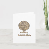 Boule d'une bande élastique