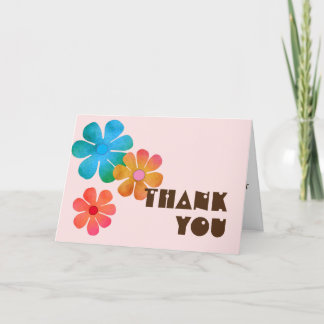 Carte De Remerciements Bouquet de fleurs