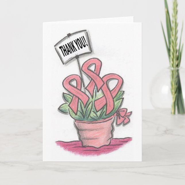 CARTE DE REMERCIEMENTS BOUQUET DE TY (Devant)