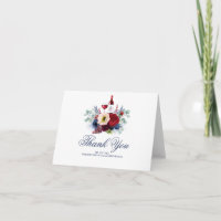 Bourgogne rouge et Mariage de fleurs de marine Mer
