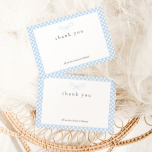 Carte De Remerciements Bow simple et moderne