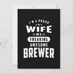 Carte De Remerciements Brewer Job Title Le Cadeau De L'Enfant Pour Les Ho