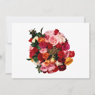 Carte De Remerciements Bride Bouquet