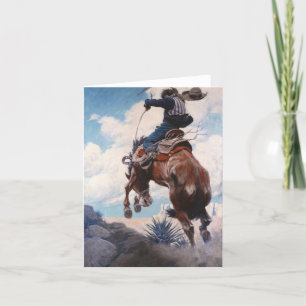 Carte De Remerciements Buckings par Newell Convers Wyeth