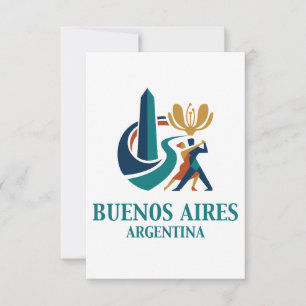 Carte De Remerciements Buenos Aires Argentine