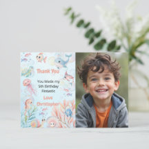 Bulles et nageoires Anniversaire pour enfants