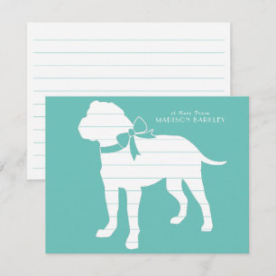 Carte De Remerciements Bullmastiff Chien Chien Chien Chien Chiot