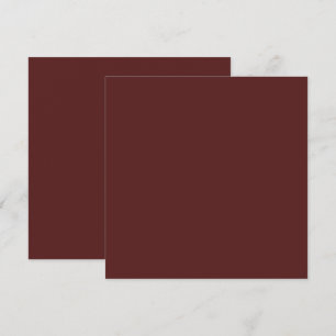 Carte De Remerciements Burgundy Deep Red Personnalisé