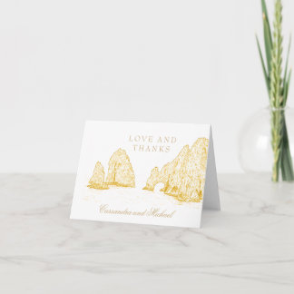 Carte De Remerciements Cabo San Lucas | Destination Wedding | Thank You 