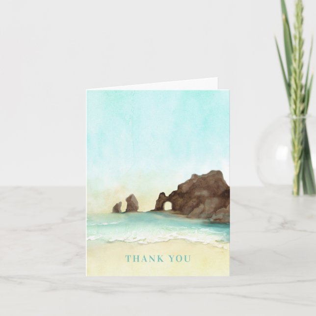 Carte De Remerciements Cabo San Lucas | El Arco (Devant)