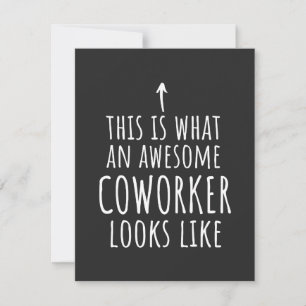 Carte De Remerciements Cadeau Coworker, Mug Coworker, Super Coworker