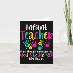 Carte De Remerciements Cadeau de citation de professeur d'enfants en bas