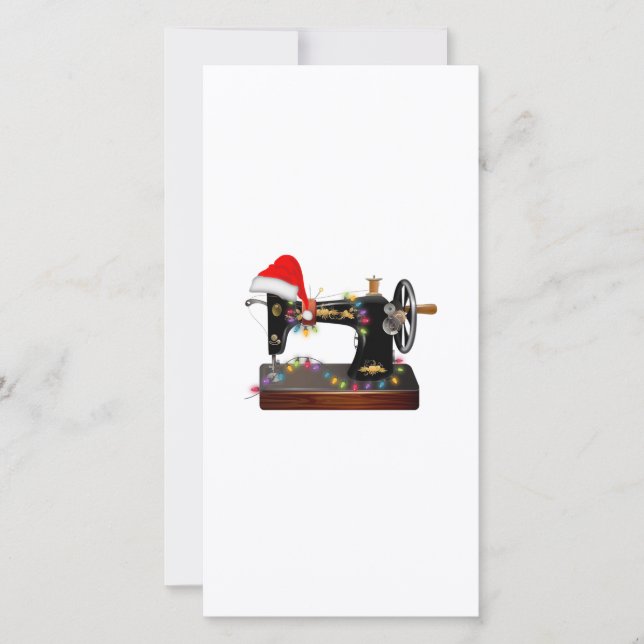 Carte De Remerciements Cadeau de couture| Joyeux Amour de Noël (Devant)