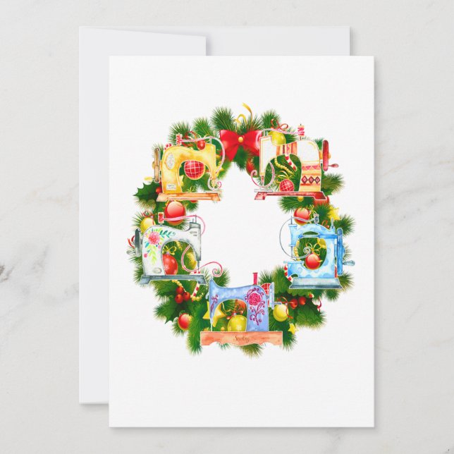 Carte De Remerciements Cadeau de couture| Merrry Christmas Sewing Gifts (Devant)