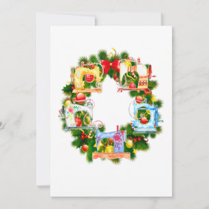 Carte De Remerciements Cadeau de couture  Merrry Christmas Sewing Gifts