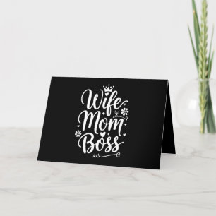 Carte De Remerciements Cadeau de fête des mères pour femme maman patronne